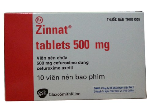 Zinnat tablets 500mg