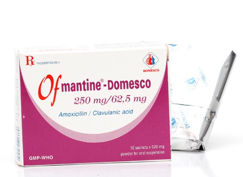 Ofmantine-Domesco 250mg/62,5mg