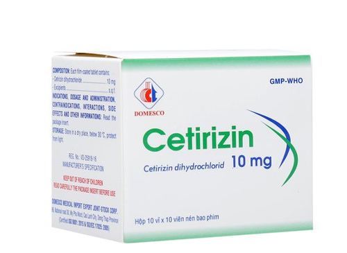 Cetirizin 10 mg