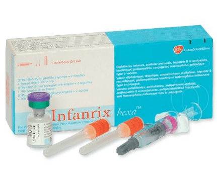 Vắc xin 6 trong 1 Infanrix Hexa