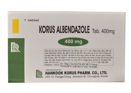 Korus Albendazole Tab 400mg