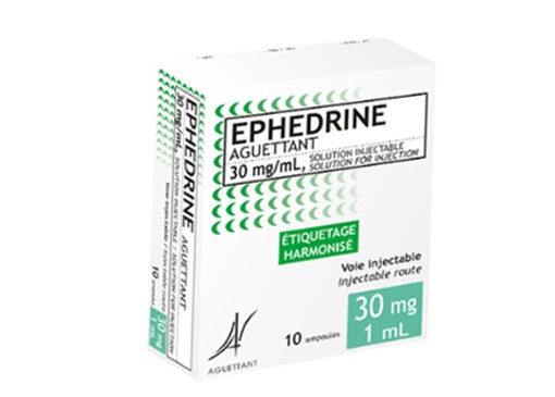 Ephedrine Aguetant 30mg/10ml