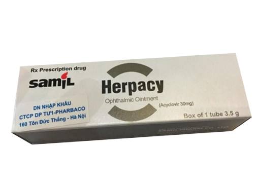 Herpacy ophthalmic ointment