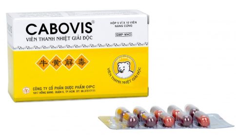 Cabovis viên thanh nhiệt giải độc