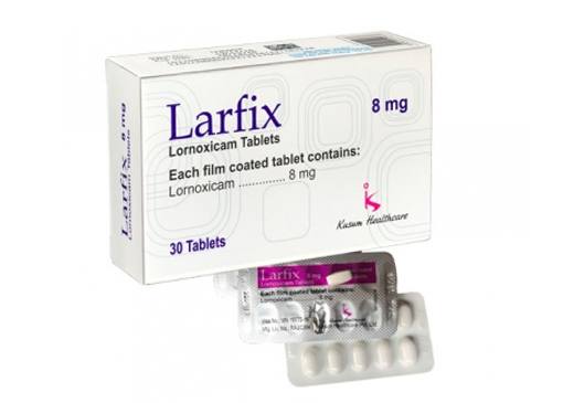 Larfix Tablets 8 mg