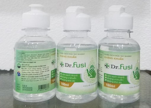 Dung dịch rửa tay nhanh kháng khuẩn Dr.Fusi