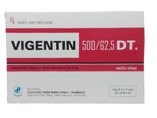 Vigentin 500/62,5 DT.
