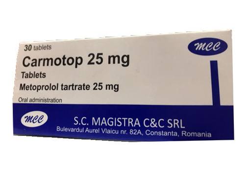 Carmotop 25 mg