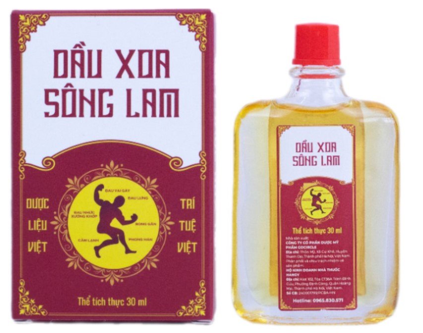 Dầu xoa Sông Lam