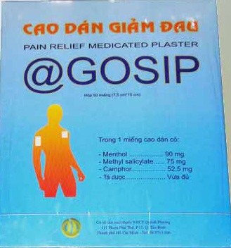 Cao dán giảm đau @GOSIP