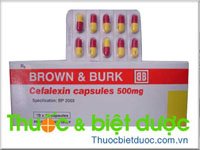 Brown & Burk Cephalexin capsules 500mg