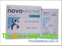 Novomycine 0,75MIU 3g