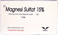 Magnesi sulfat 15%