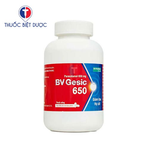 Thuốc BV Gesic 650 - Paracetamol - Ảnh 2