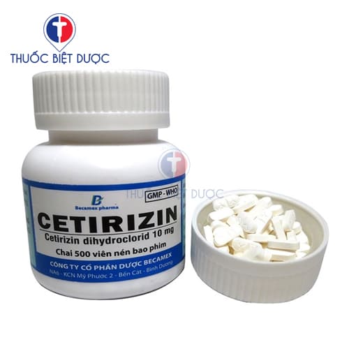 Thuốc Cetirizin 10mg Becamex - Ảnh 2