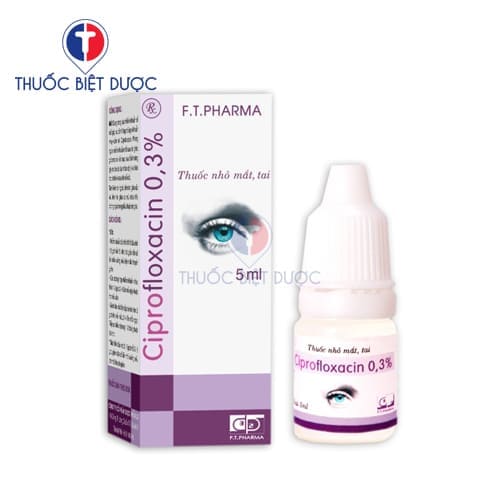Thuốc Ciprofloxacin 0,3% F.T.Pharma - Ảnh 2