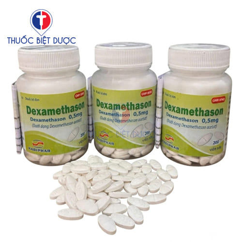 Thuốc Dexamethason 0,5mg Hadiphar - Ảnh 2