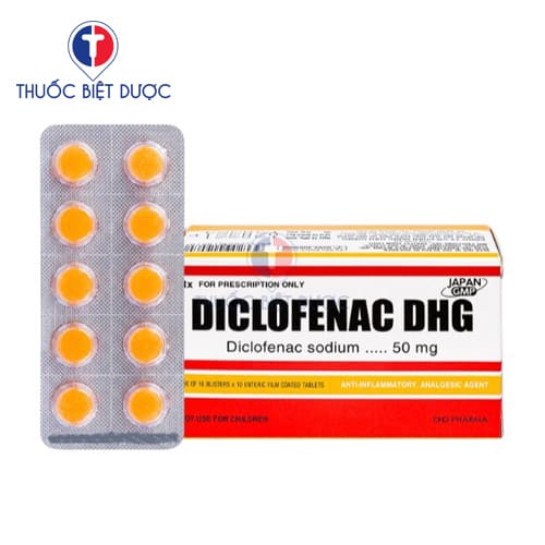 Thuốc Diclofenac 50mg DHG - Ảnh 2