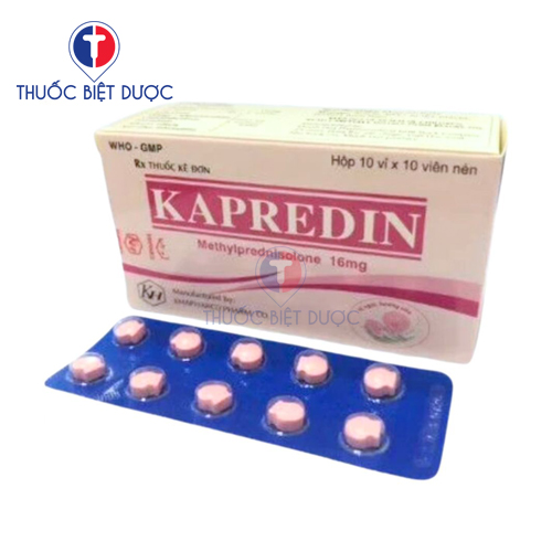 Thuốc Kapredin 16mg Khapharco - Methylprednisolone - Ảnh 2