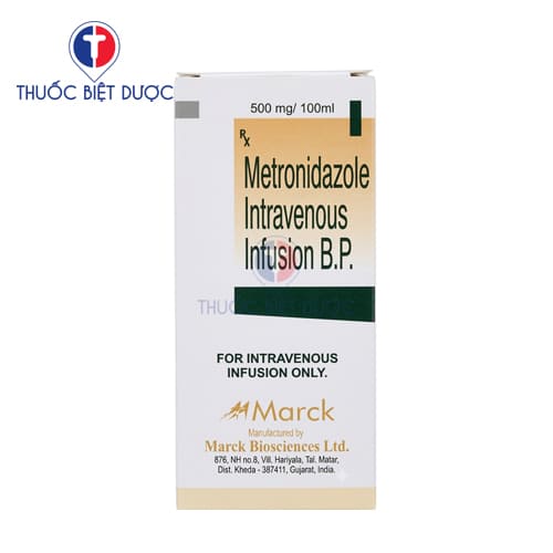 Thuốc Metronidazole Intravenous Infusion B.P. 5.0 gm/lt Amanta - Ảnh 2