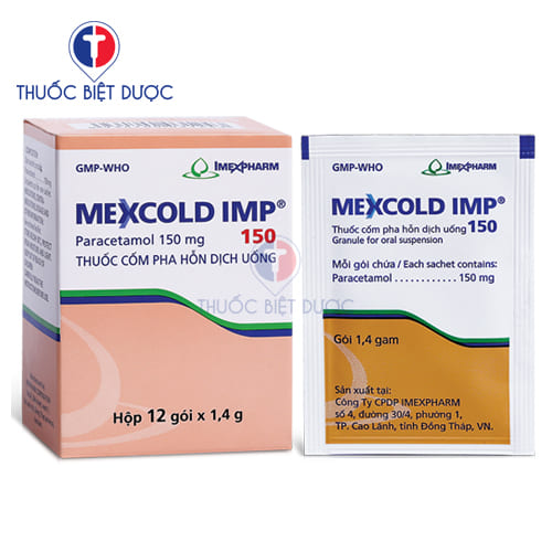 Thuốc Mexcold IMP 150 dạng cốm pha hỗn dịch uống - Ảnh 2