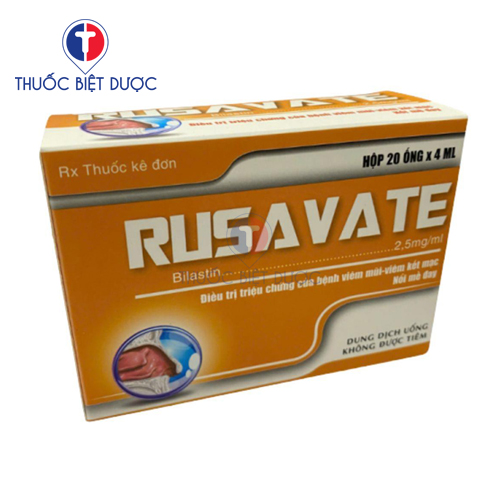 Thuốc Rusavate 2,5mg/ml Hamedi - Bilastine - Ảnh 2