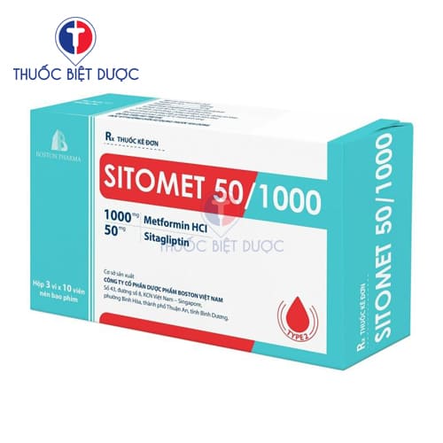 Thuốc Sitomet 50/1000 Boston - Ảnh 2