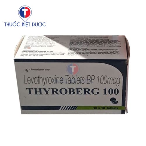 Thuốc Thyroberg 100 Steril-Gene - Levothyroxin - Ảnh 2