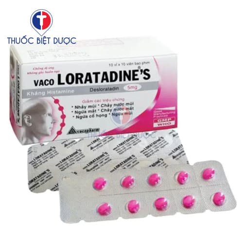 Thuốc Vaco Loratadine 10mg Vacopharm - Ảnh 2