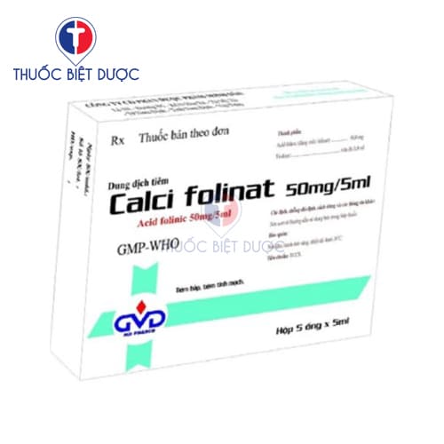 Thuốc Calci folinat 50mg/5ml MD Pharco - Ảnh 3