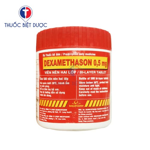 Thuốc Dexamethason 0,5mg Agimexpharm - Ảnh 3