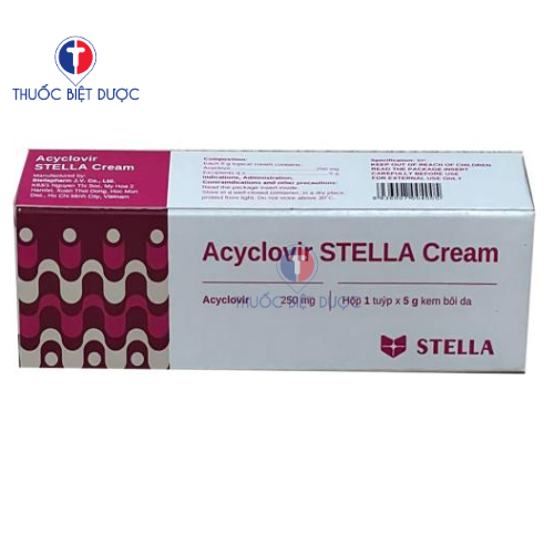 Acyclovir Stella cream bôi