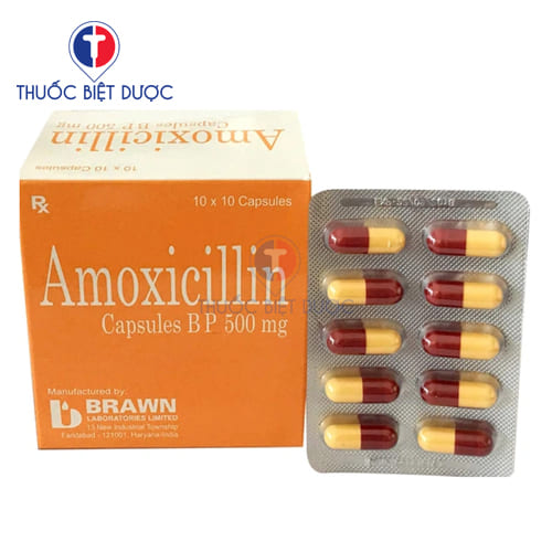Amoxicillin capsules BP 500mg