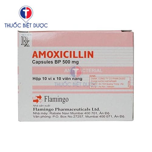 Amoxicillin capsules BP 500mg