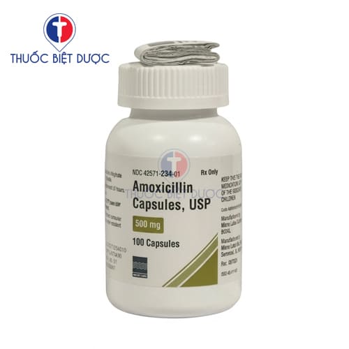Amoxicillin capsules BP 500mg