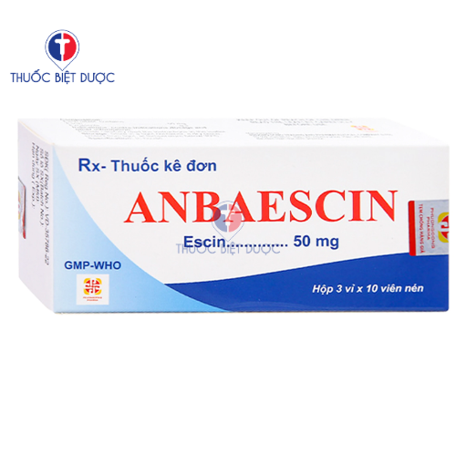 Hình ảnh Anbaescin 50mg Phương Đông Pharma
