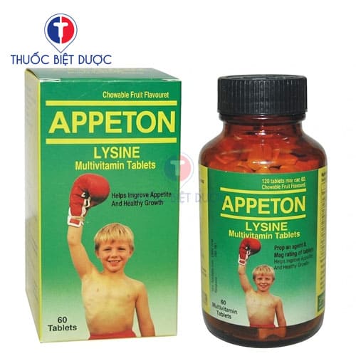 Appeton lysine multivitamin tablets