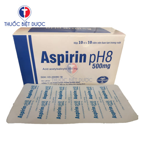 Aspirin pH8 500mg