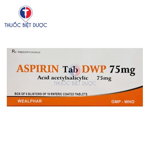Aspirin tab DWP 75mg