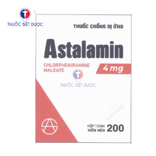 Astalamin 4 - Thuốc điều trị viêm mũi dị ứng, mề đay