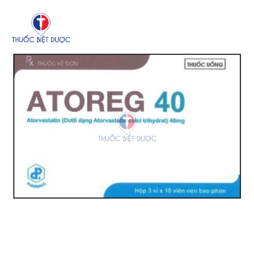Atoreg 40 - Thuốc kiểm soát và hỗ trợ rối loạn lipid máu