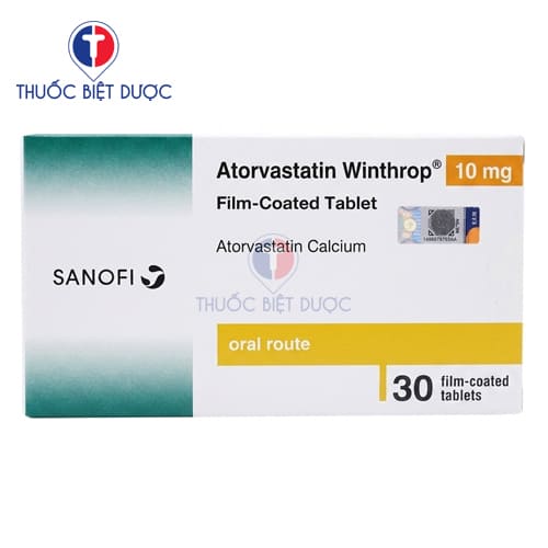 Atorvastatin Winthrop cơ sở đóng gói: Zentiva a.s. đ/c: 102 37 Praha 10, Dolhi Mecholupy, U Kabelovny 130 Czech republic