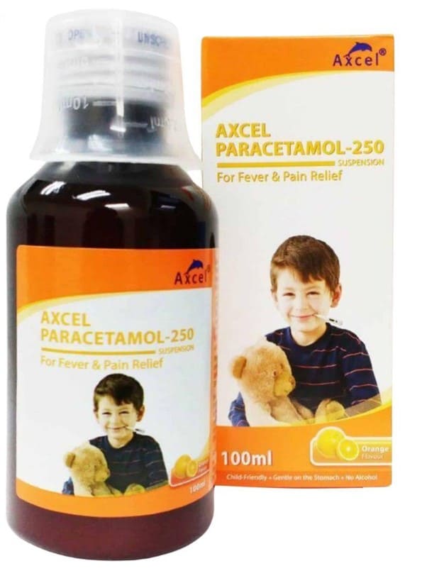 Axcel Paracetamol-250 suspention Orange