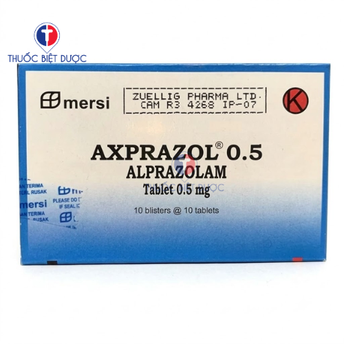 Axprazol 0.5mg Alprazolam KRKA