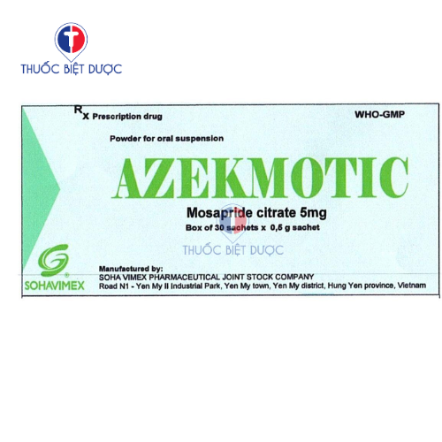 Azekmotic - Thuốc điều trị các biểu hiện về đường tiêu hóa