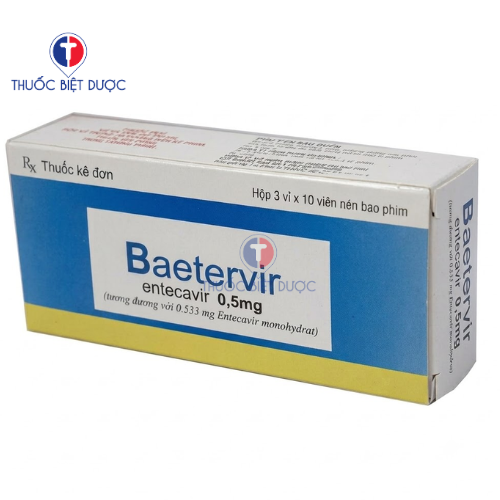 Hình ảnh Baetervir Entecavir 0,5mg