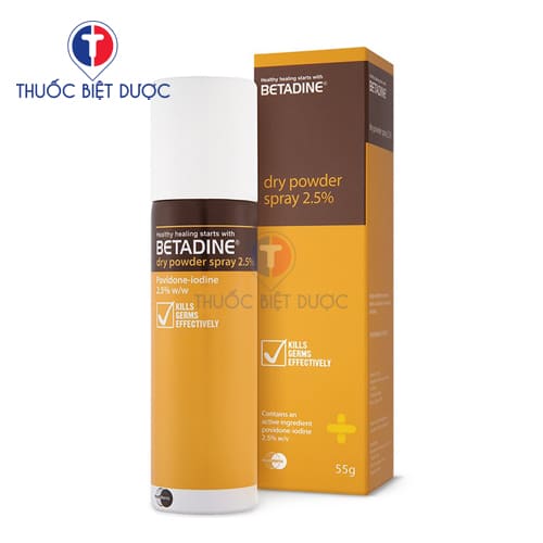 Betadine Dry powder spray 2.5% w/w