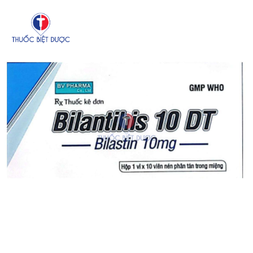 Bilantihis 10 DT - Thuốc điều trị viêm mũi dị ứng, mề đay