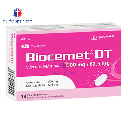 Hình ảnh Biocemet DT 500/62,5mg