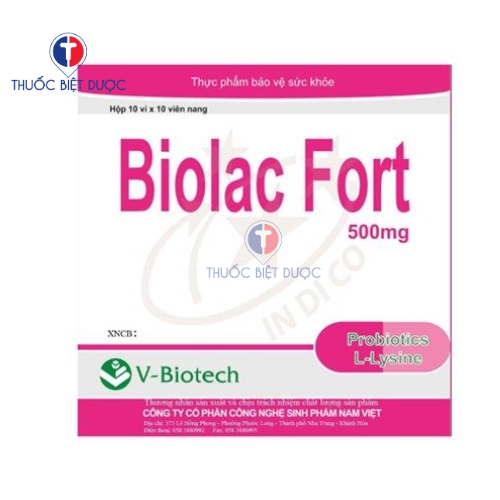 Biolac Fort 500mg Nam Việt